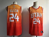 Jazz 24 Grayson Allen Orange 2018-19 City Edition Nike Swingman Jersey,baseball caps,new era cap wholesale,wholesale hats